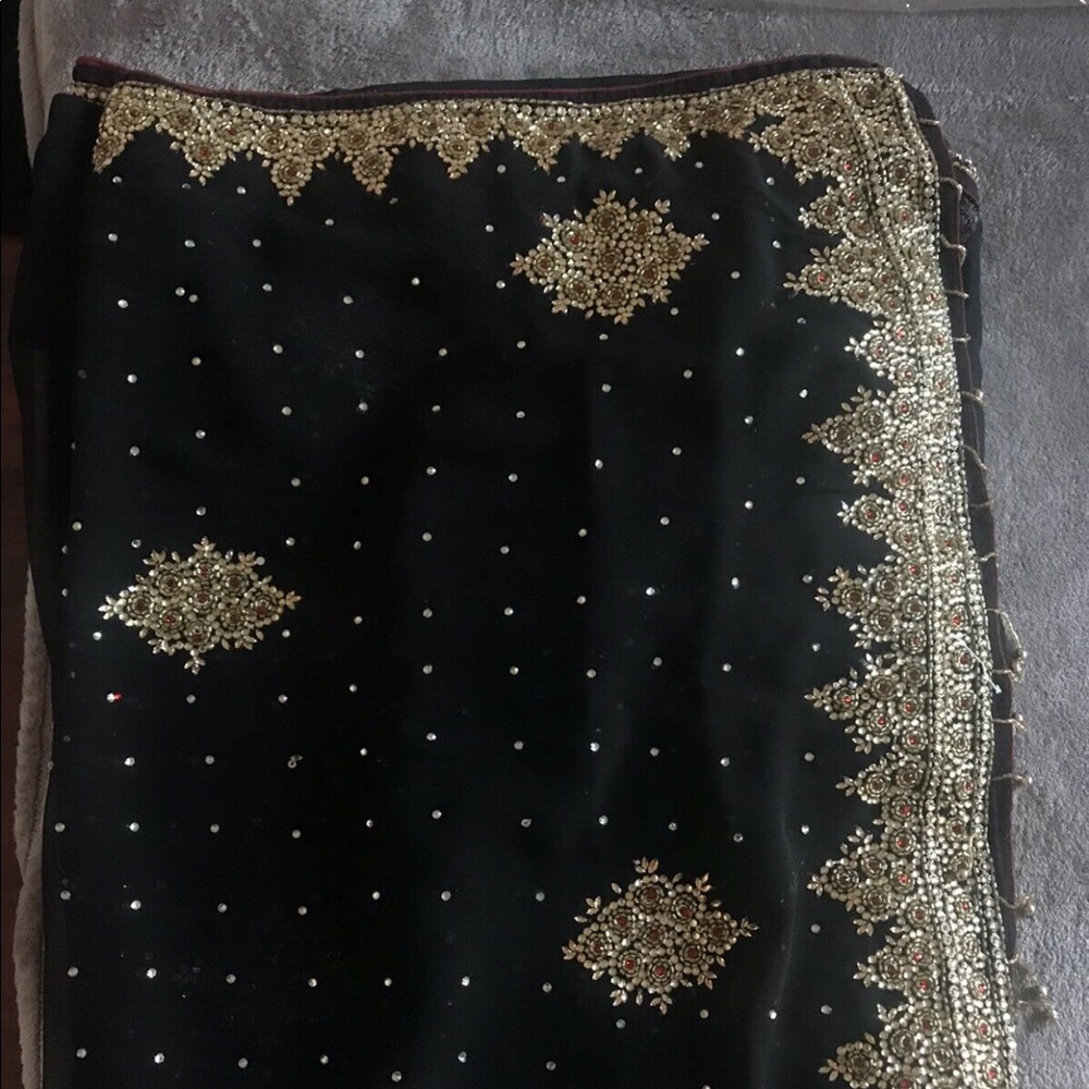 Black Saree